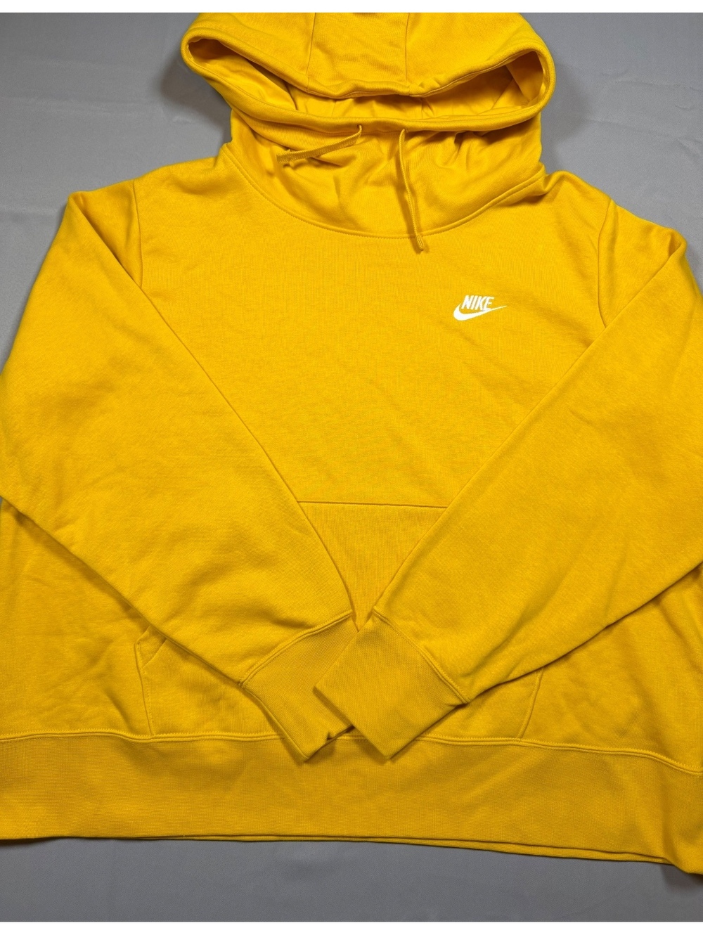 Nike yellow pullover hoodie